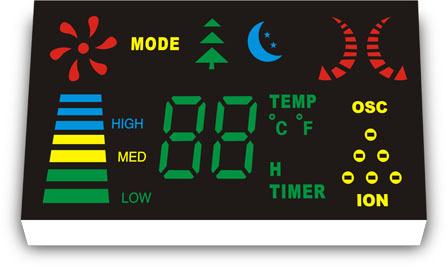 led display for airconditioner