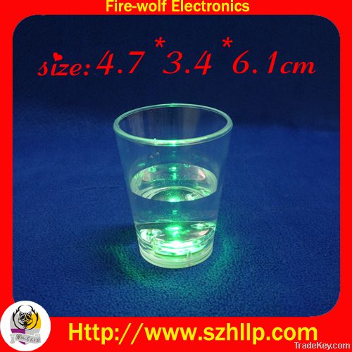 led shot glass, light up shot glass factory, flash shot glass supplier