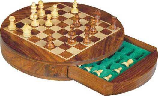 wooden chess