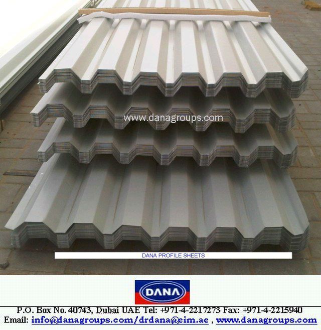 COTE D' IVOIRE- ALUMINUM/GI SINGLE SKIN PROFILED ROOFING SHEET - DANA STEEL