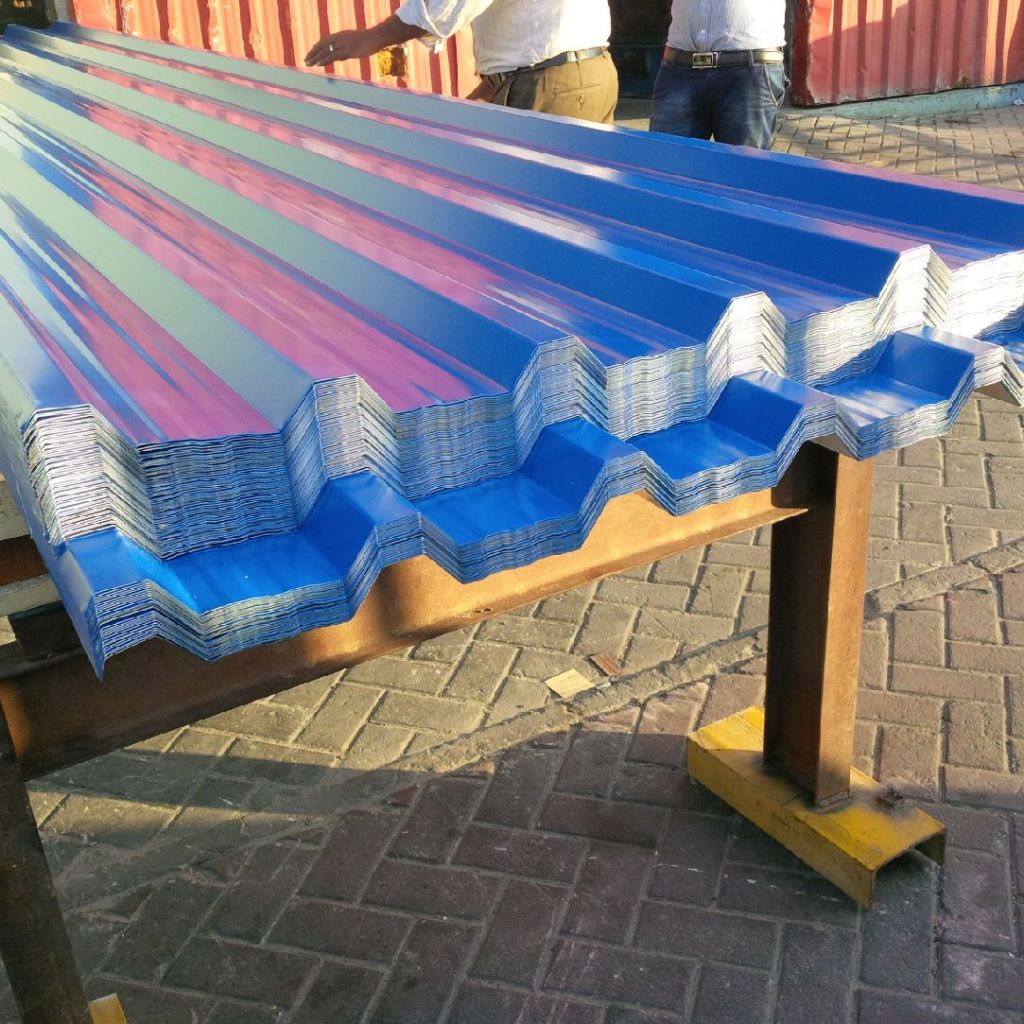 ZIMBABWE ALUMINUM/GI SINGLE SKIN PROFILED ROOFING SHEET DANA STEEL