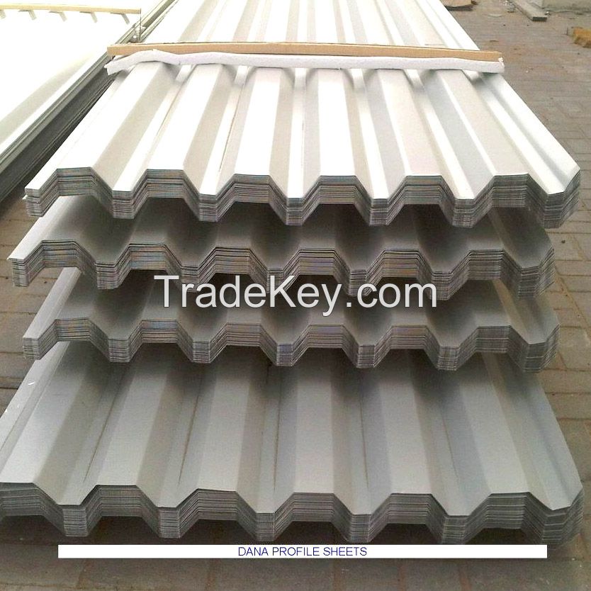 GLAVANIZED STEEL METAL GLAZED SHEET CORRUGATED ROOFING SHEET IN UAE