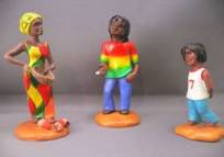 Jamaican Polyresin Rasta Figurines