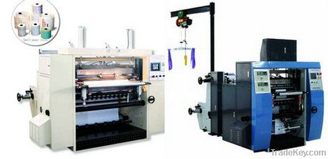 Cash/ATM/POS paper /carbonless roll Slitter and Rewinder