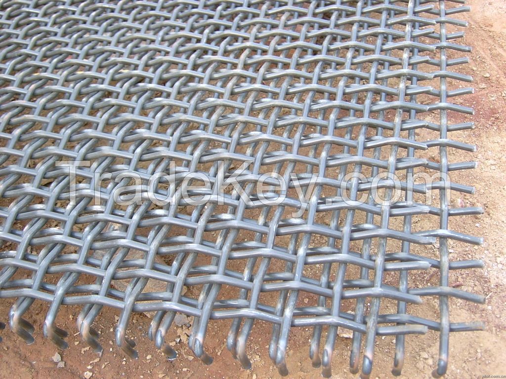 high tensile spring steel woven wire screen media