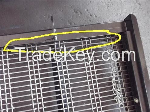 high tensile spring steel woven wire screen media