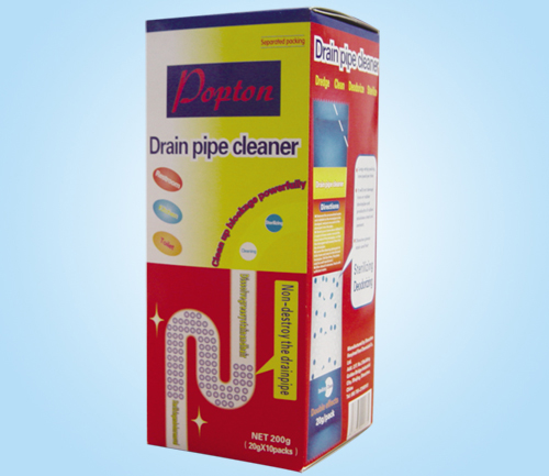 Drainpipe detergent cleaner