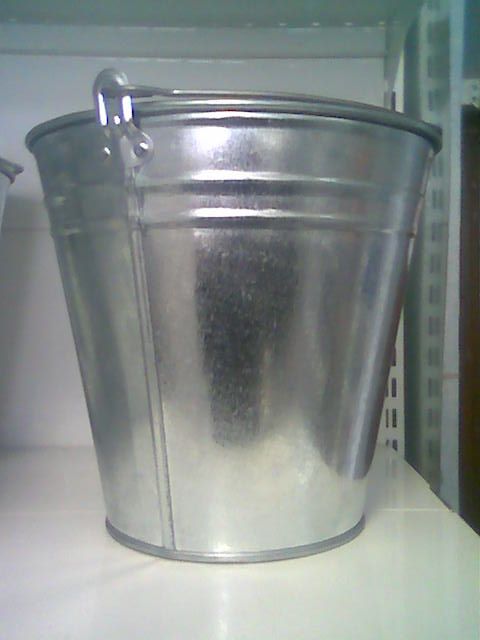 Galvanized bucket