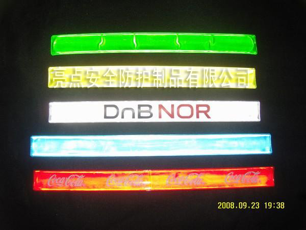 reflective promotion wrist band