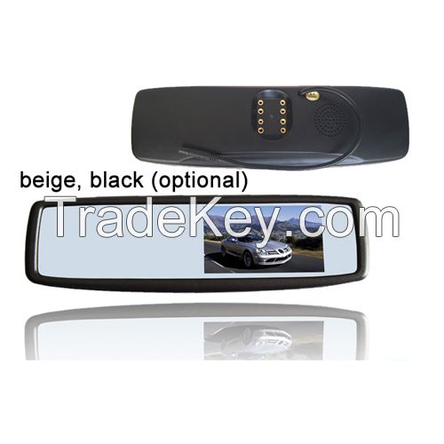 1pc/lot Brand new 4.3&quot; TFT-LCD Screen Special Original Rear View Mirror Car Monitor, 12V Auto Monitor