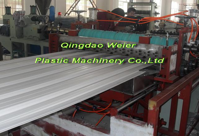 PVC roof tile machine