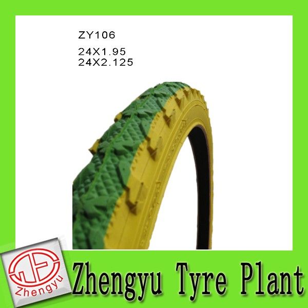 Bicycle color tire