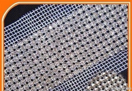 rhinestone mesh trimming fixing machine