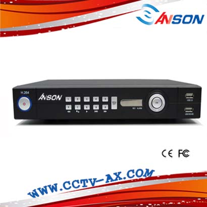 4Channel H.264 Compression DVR, 3G Mobile Phone Surveillance