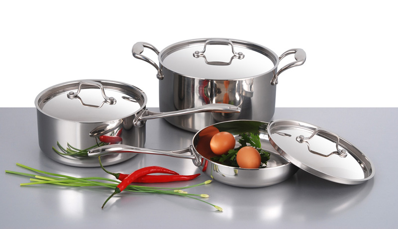 STAINLESS STEEL COOKWARE SET