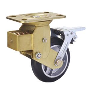 shock absorbing casters wheels