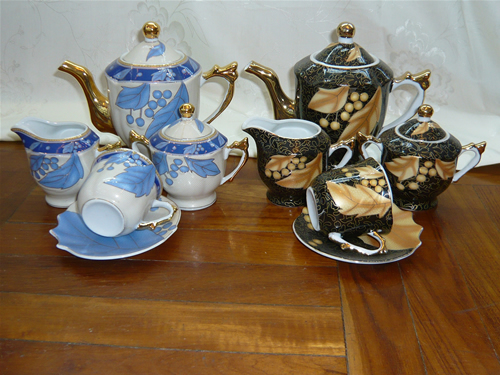 Porcelain tea set