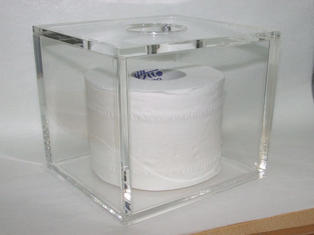 acrylic tissue paper box