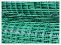 green coated welded mesh