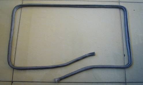 Fiberglass Oven Gasket (square tadpole style )