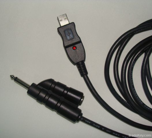 light snake usb guitar link cable