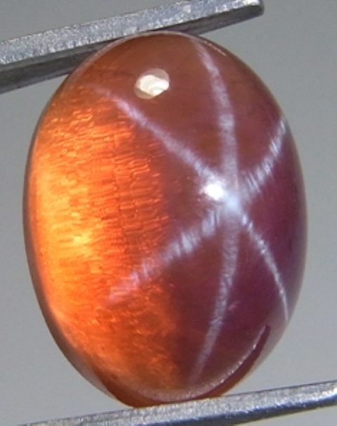 Lab Orange Star Sapphire