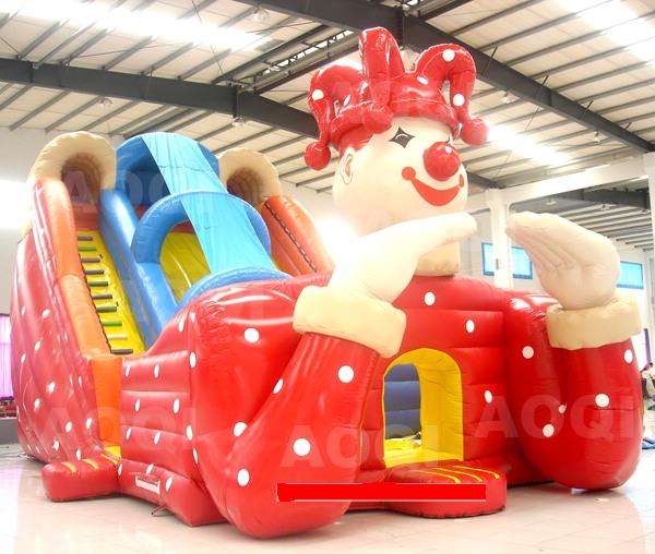 red clown slide