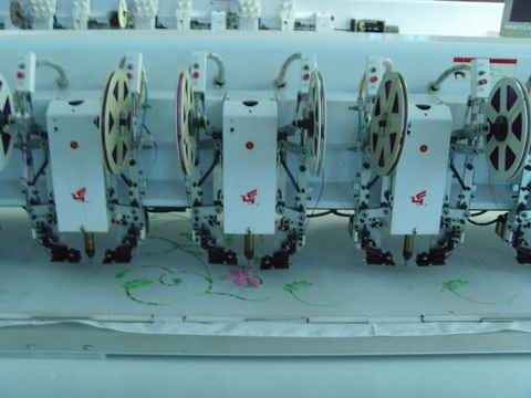 coiling mixed embroidery machine