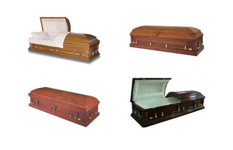 American Style Wooden Coffin