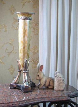 candle holder hand paint