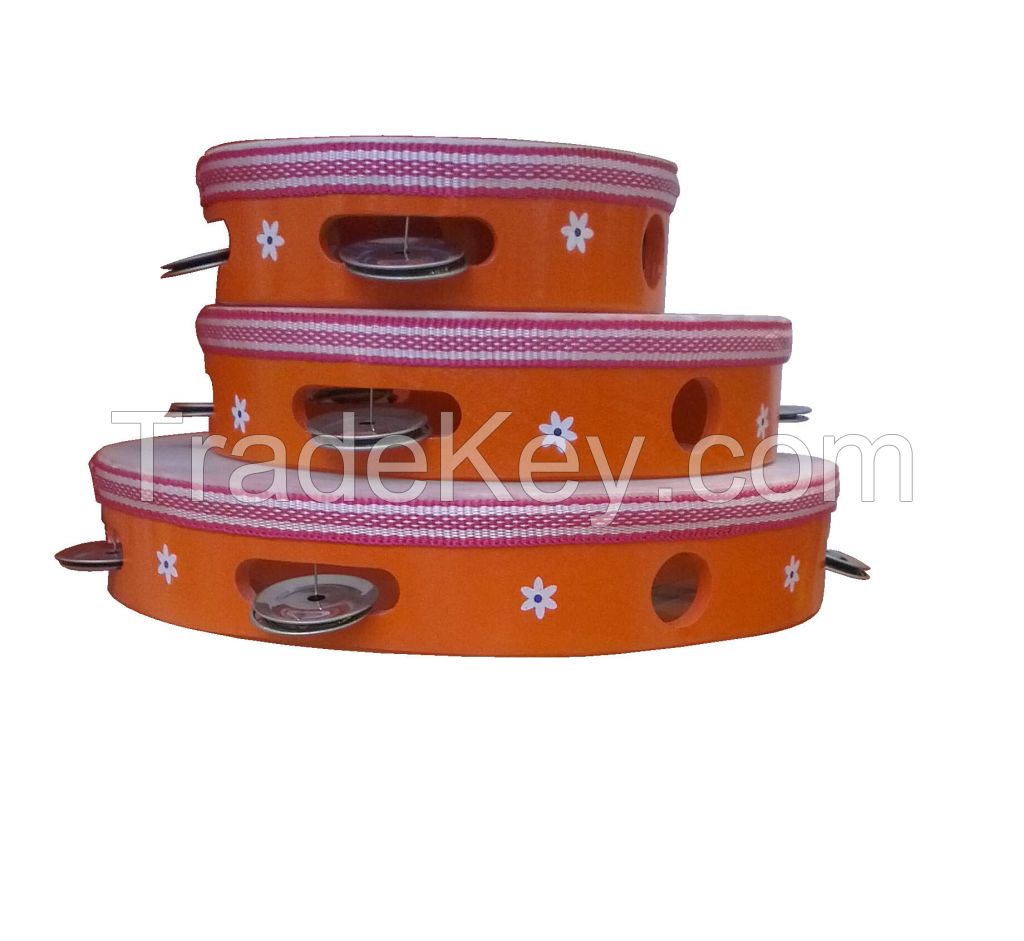 High grade musical toys tambourine hand drums