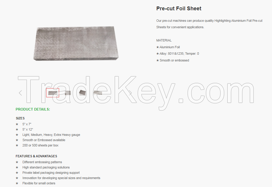 aluminum foil, aluminum sheets