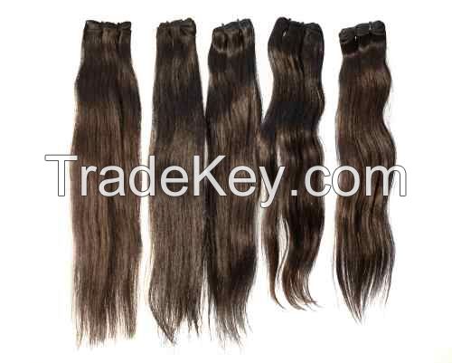 Uzbek 100% natural straight weft hair