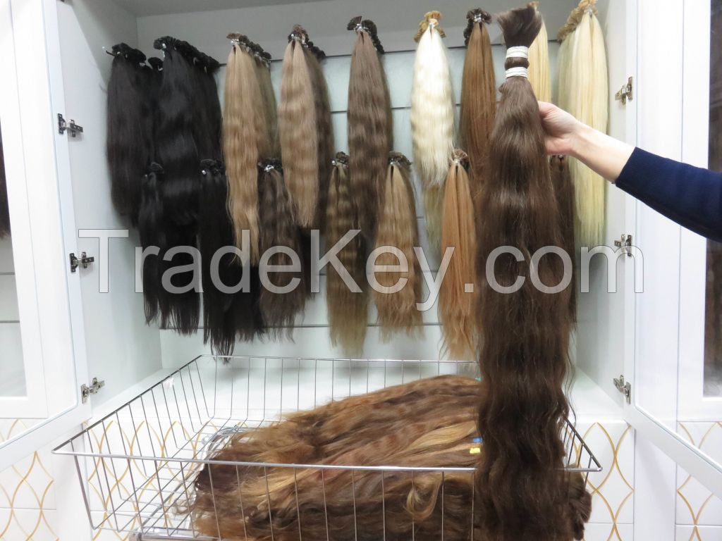 European Slavic natural bulk hair