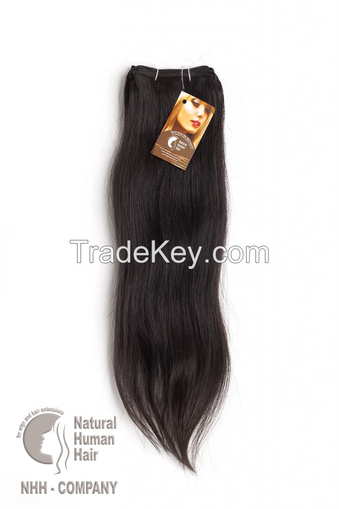 Uzbek 100% natural straight weft hair