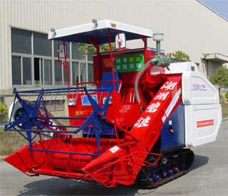 mini combine  harvester