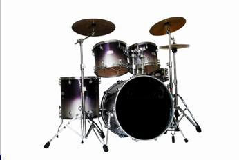 Pearl Finish Drum Set