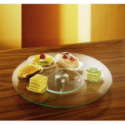 glass lazy susan