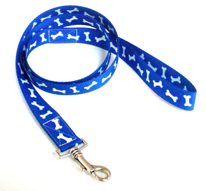 Bone printed nylon leash