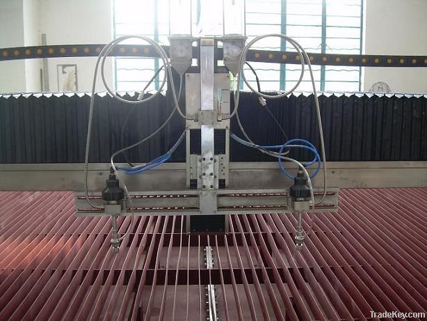 Dual Cutting Head For Water Jet Cutting Machine