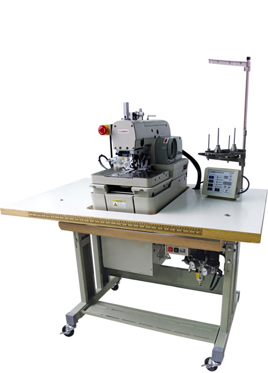 Electronic eyelet buttonhole machine