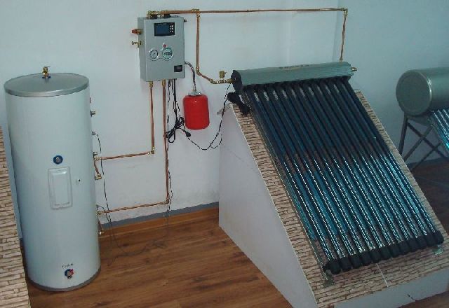 split pressurized solar water heater