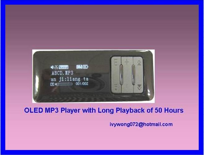 Single color OLED MP3 PLAYER