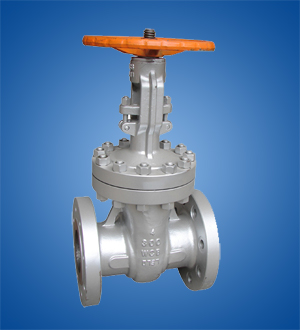 Rising gate valve