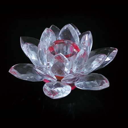 crystal candle holder