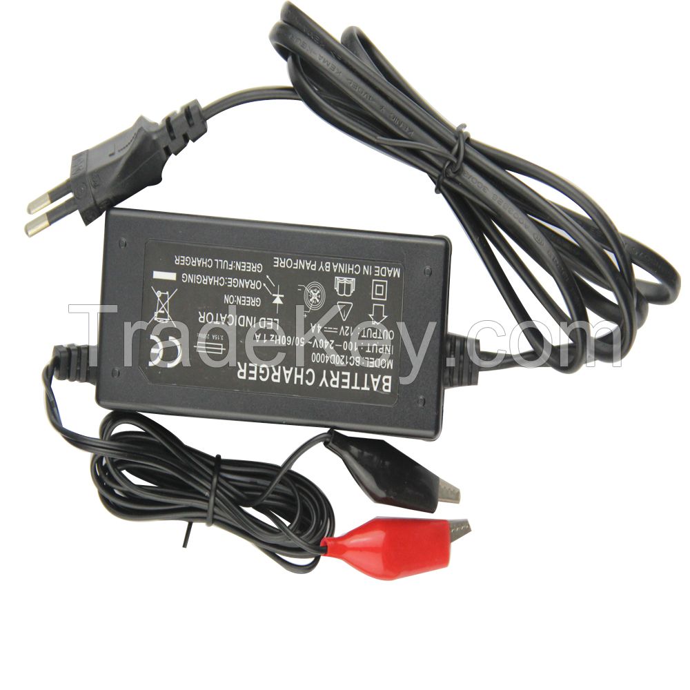 12V/4A lead acid battery charger