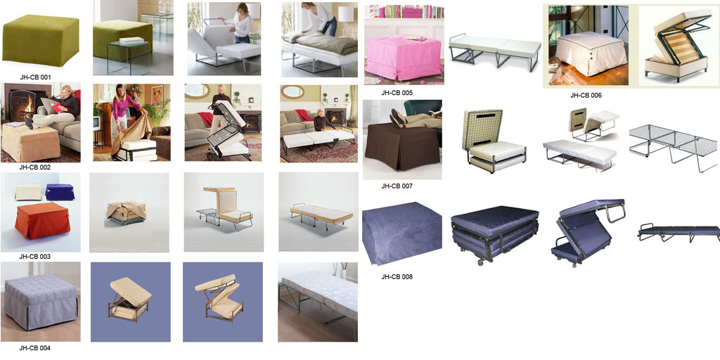 bedroom furniture-fold up ottoman beds