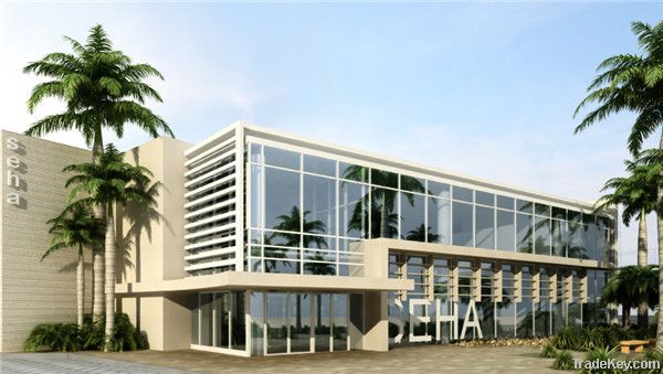 architectural exterior 3d rendering