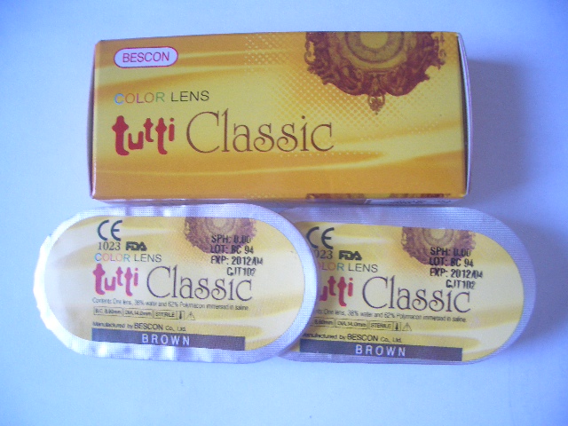 Tutti color contact lens