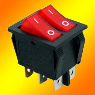 Rocker switch, DPDT